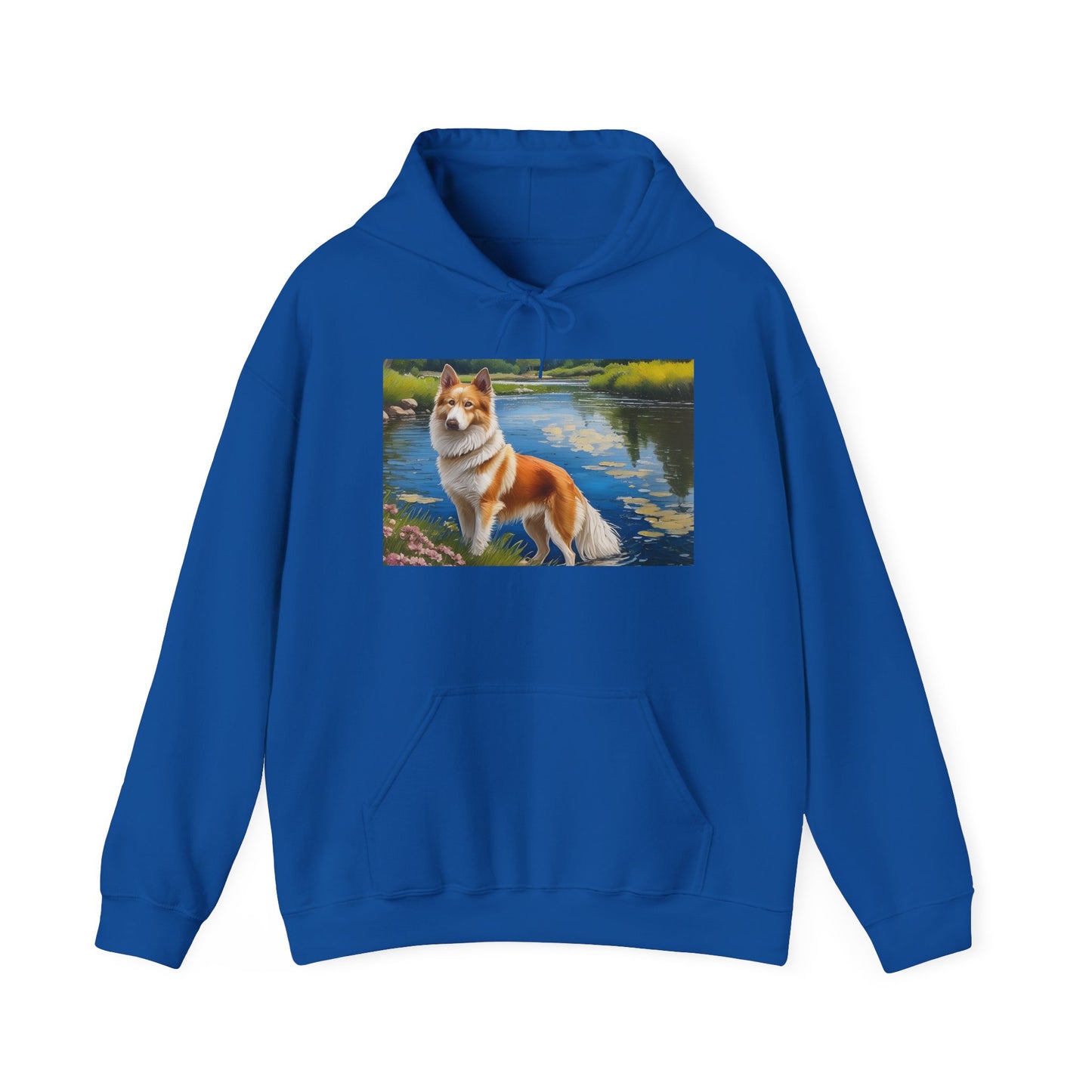 Norrbottenspets Unisex 50/50 Hooded Sweatshirt