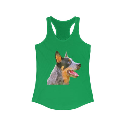 Blue Heeler - Australian Cattle Dog 'Percy' Women's Racerback Tank