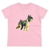 Schnauzer Women's Midweight Cotton Tee