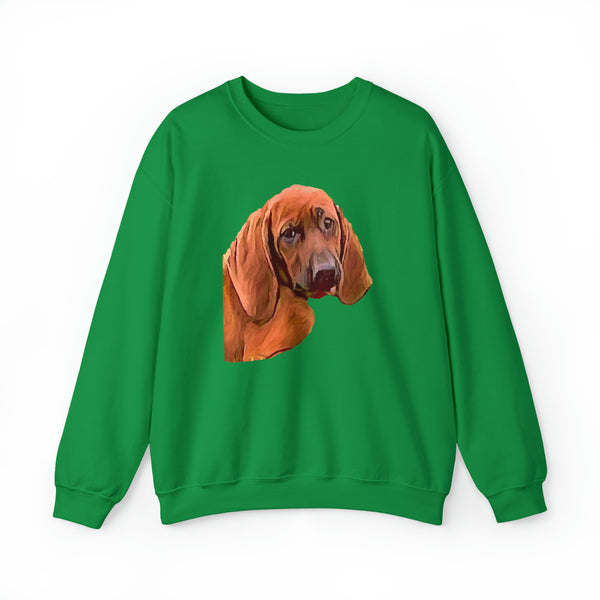 Redbone Coonhound Unisex 50/50  Crewneck Sweatshirt
