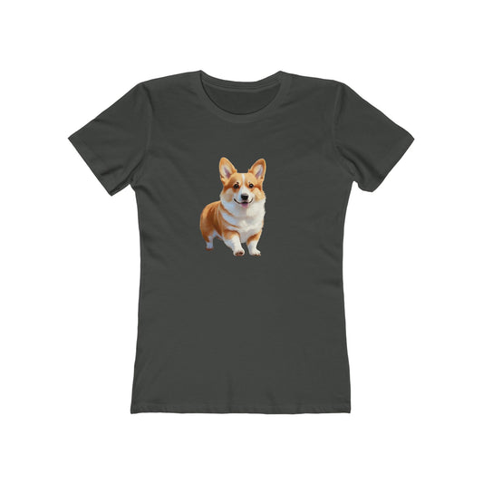 Welsh Corgi Puppy Women's Slim Fit Tee