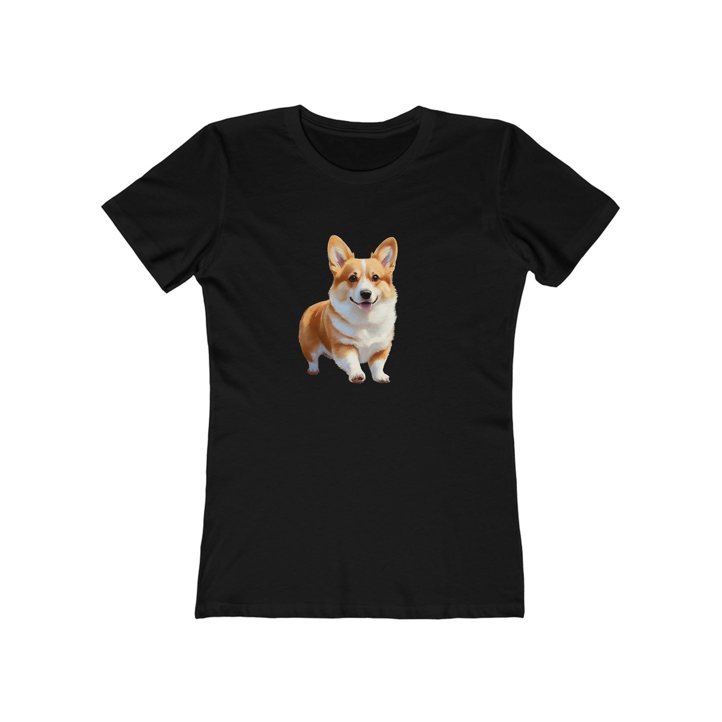 Welsh Corgi Puppy Women's Slim Fit Tee