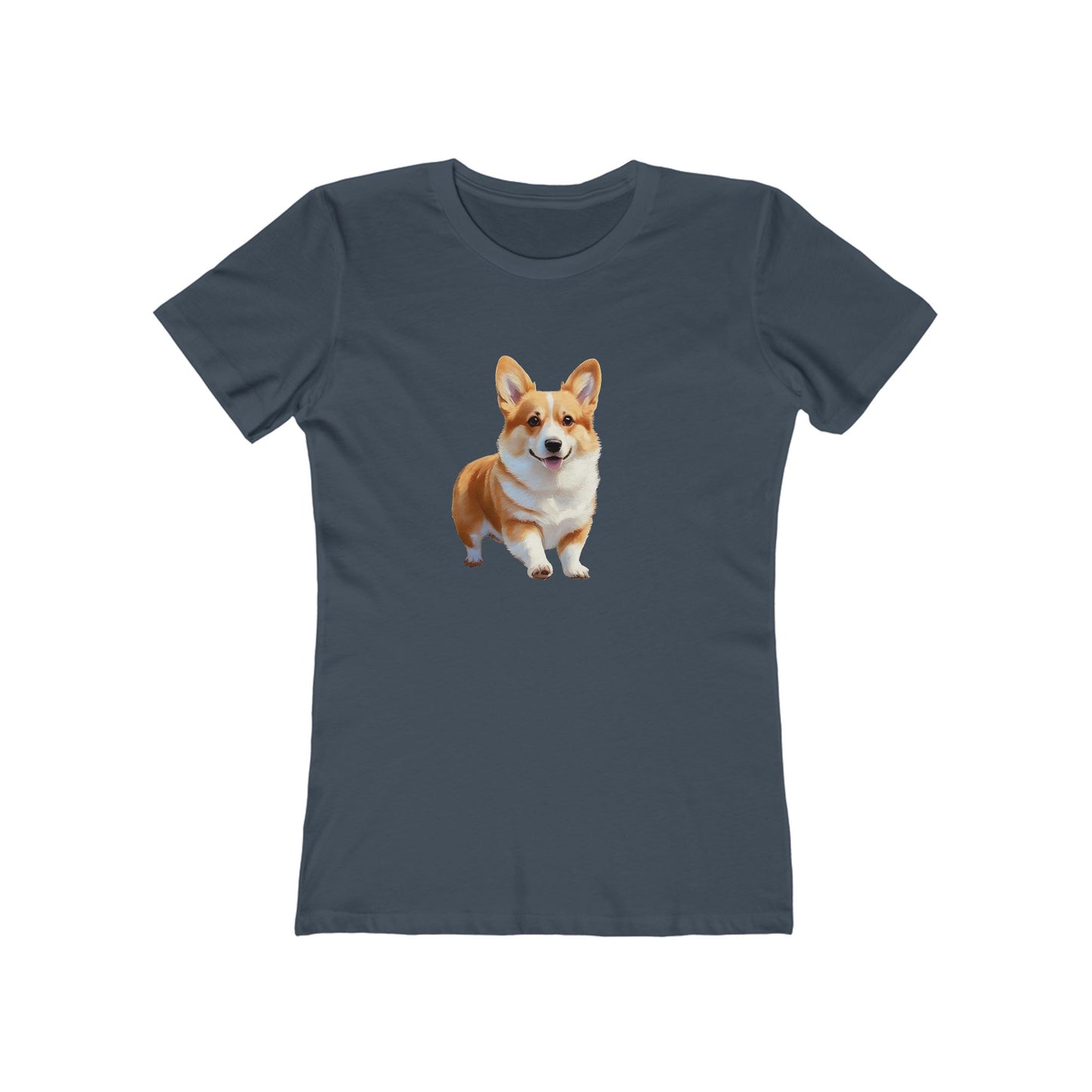 Welsh Corgi Puppy Women's Slim Fit Tee