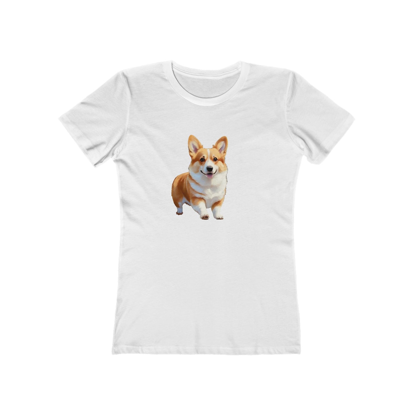 Welsh Corgi Puppy Women's Slim Fit Tee