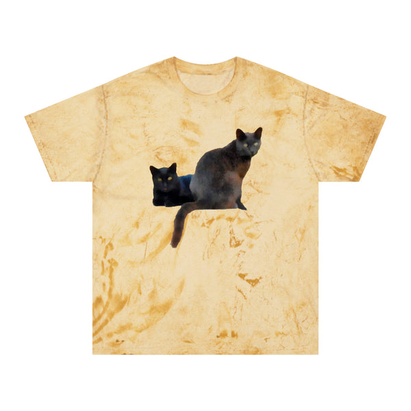 Cats of Greece  'Sifnos Sisters' Unisex Cotton Color Blast T-Shirt