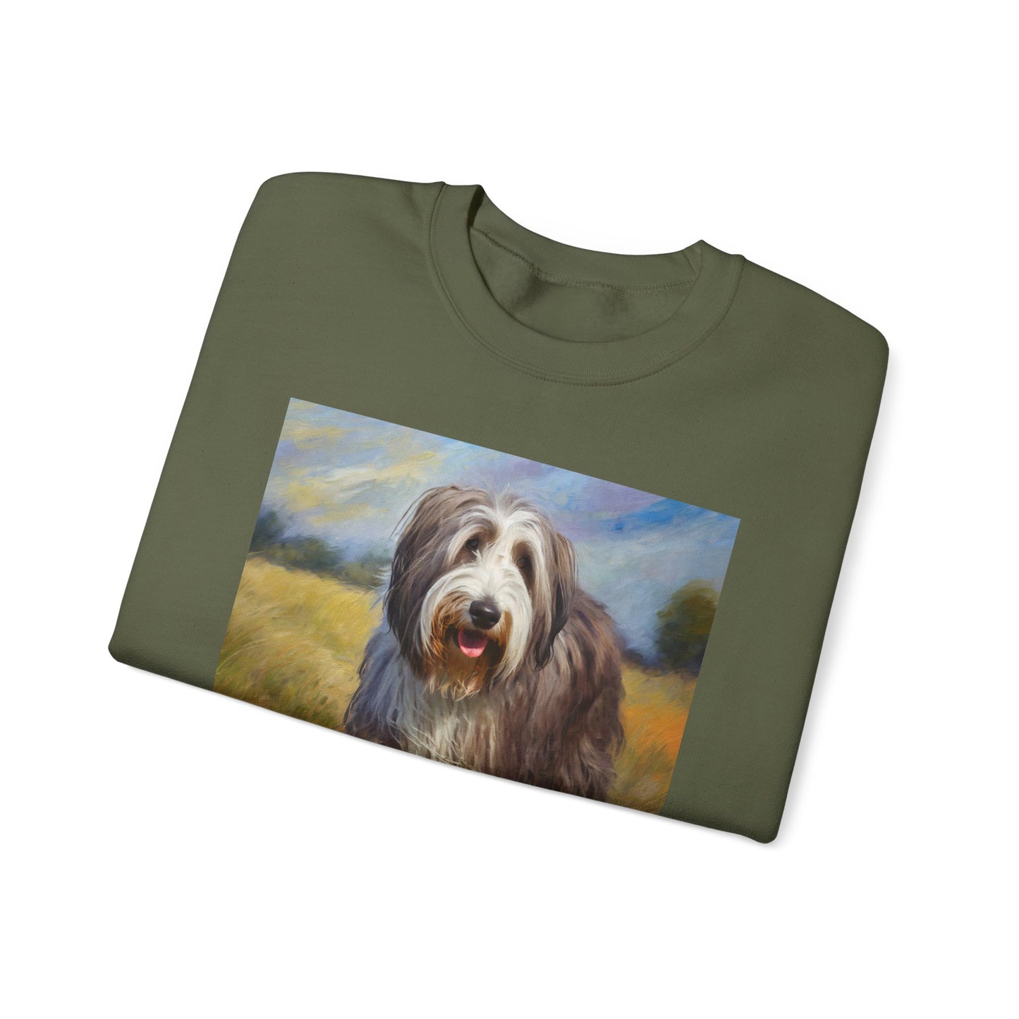 Bearded Collie Charm Crewneck Sweatshirt
