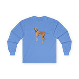 Sloughi - Arabian Greyhound - Unisex Classic Cotton Long Sleeve Tee