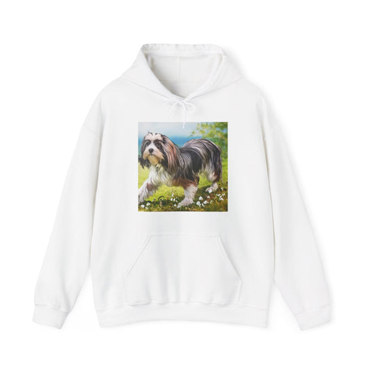Lowchen Unisex 50/50 Hooded Sweatshirt