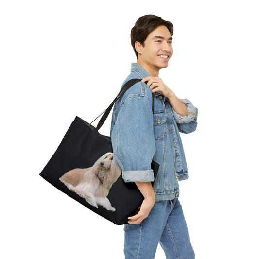 Elegant Afghan Hound Weekender Tote Bag