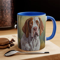 Bracco Italiano 'Italian Pointer#' - Accent - Ceramic Coffee Mug, 11oz