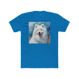 Samoyed Men's Fitted Cotton Crew Tee