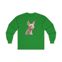 Xoloitzcuintli 'Mexican Hairless' Classic Cotton Long Sleeve Tee