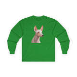 Xoloitzcuintli 'Mexican Hairless' Classic Cotton Long Sleeve Tee