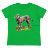 Blue Lacy Women's Midweight Cotton Tee