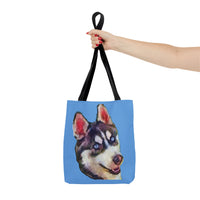 Siberian Huskie 'Iditarod' AOP Tote Bag