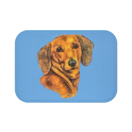 Dachshund 'Doxie 1' Bathroom Rug Mat
