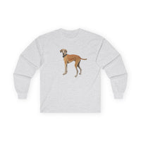 Sloughi - Arabian Greyhound - Unisex Classic Cotton Long Sleeve Tee