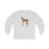 Sloughi - Arabian Greyhound - Unisex Classic Cotton Long Sleeve Tee