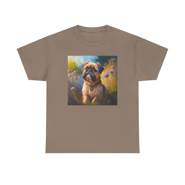 Brussels Griffon Unisex Heavy Cotton Tee