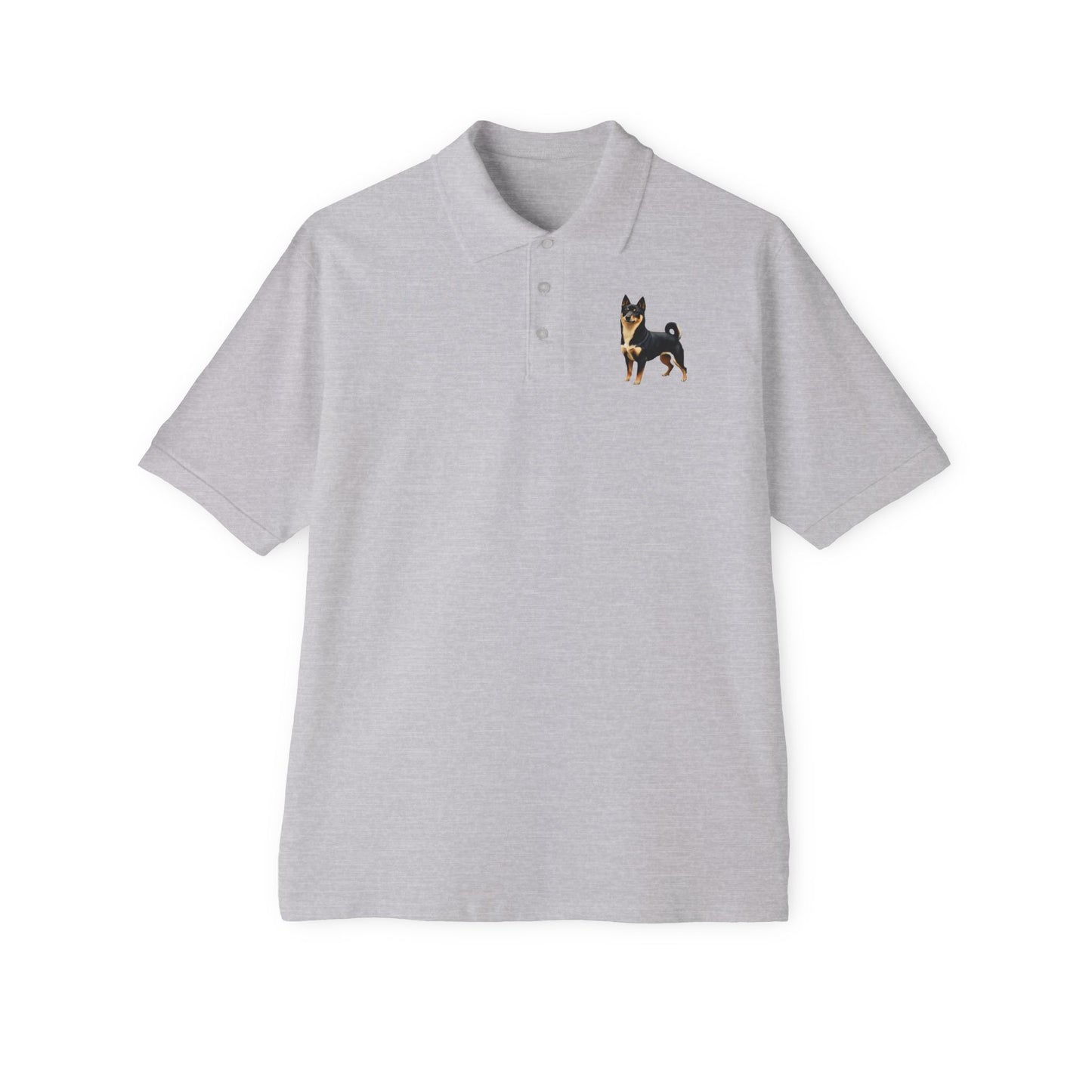 Black & Tan Shiba Inu - Men's Piqué Polo
