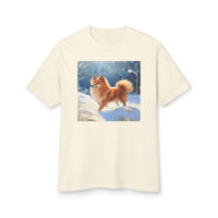 Finnish Spitz - Unisex Relaxed Fit Garment-Dyed Heavyweight Cotton Tee