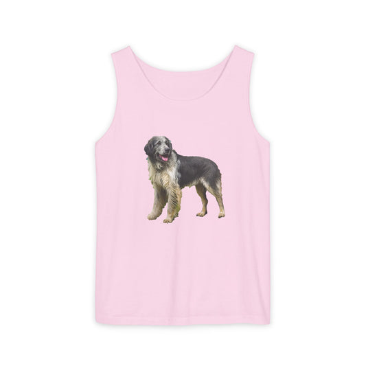 Romanian Carpathian Shepherd  Unisex Relaxed Fit Garment-Dyed Tank Top