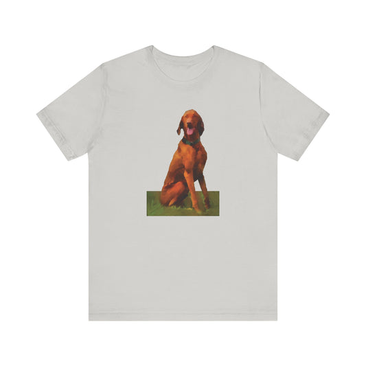 Vizsla ‘Waiting For The Bride’ Unisex Jersey Short Sleeve Tee