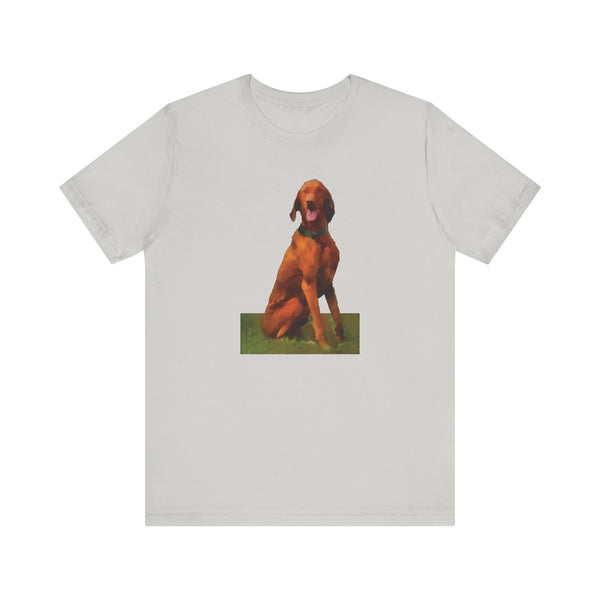 Vizsla 'Waiting For The Bride' Unisex Jersey Short Sleeve Tee
