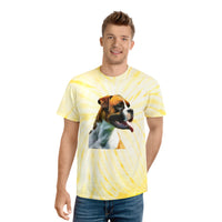 Boxer 'Cooper' Unisex Cotton Tie-Dye Tee, Cyclone