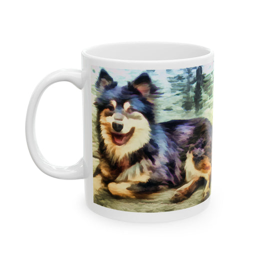 Finnish Lapphund Ceramic Mug 11oz - Cozy Companion