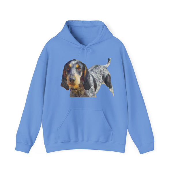 Bluetick Coonhound Unisex 50/50 Hoodie: Snuggle Up in Style!