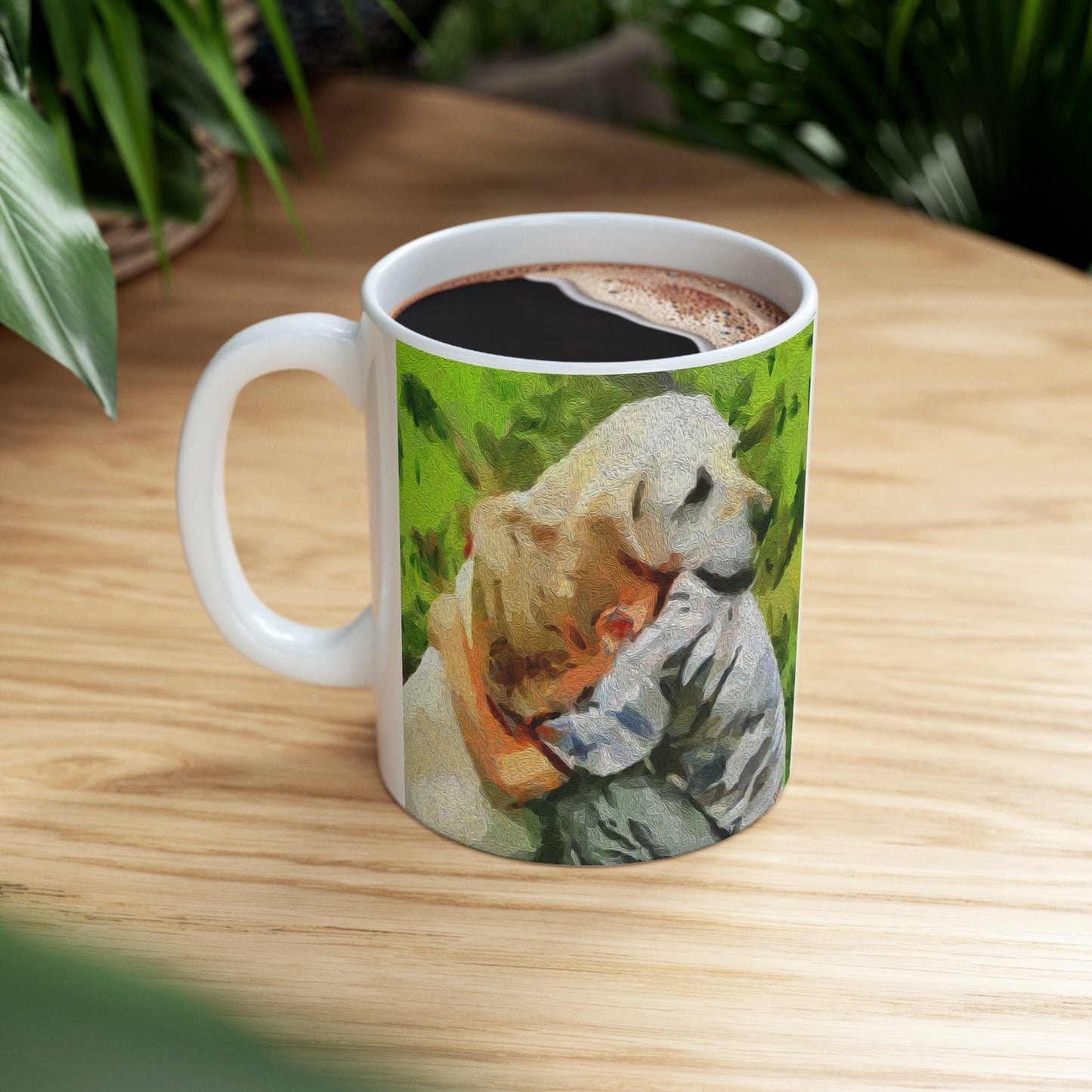 Yellow Labrador Retriever Ceramic Mug 11oz
