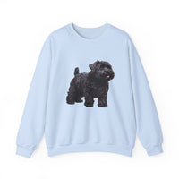 Black Russian Terrier Puppy - Unisex 50/50 Crewneck Sweatshirt