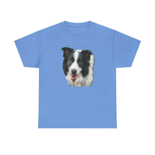 Border Collie '#2' Unisex Heavy Cotton Tee