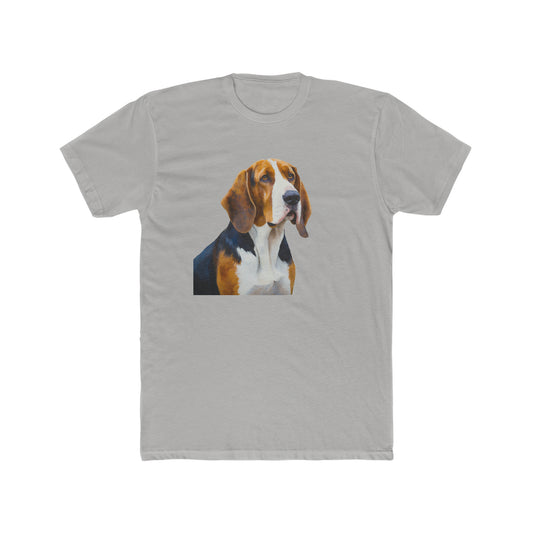 American English Coonhound Fitted Cotton Crew Tee