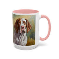 Bracco Italiano 'Italian Pointer' Cerami Accent Coffee Mug,  2 Sizes