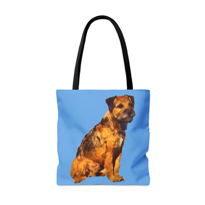 Charming 'Andrew' Border Terrier Tote Bag
