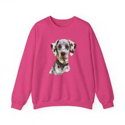 Dalmatian 'Impressionistic' Crewneck Sweatshirt