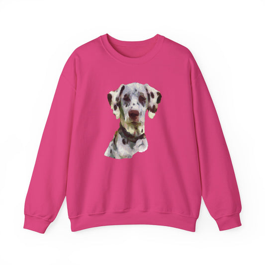Dalmatian 'Impressionistic' Crewneck Sweatshirt