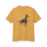 Doberman Pinscher Unisex Relaxed Fit Garment-Dyed Heavyweight Cotton Tee