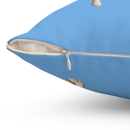 Pyrenean Shepherd  Spun Polyester Square Throw Pillow