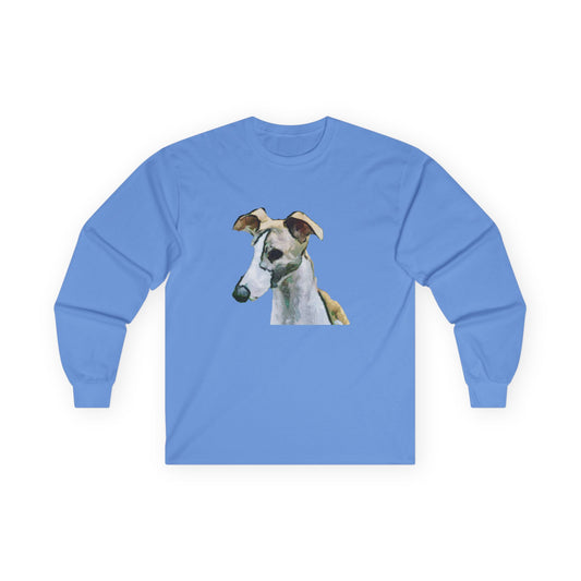 Whippet 'Simba'  Classic Cotton Long Sleeve T-Shirt