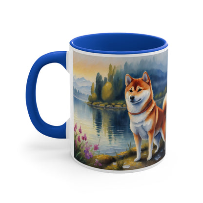 Shiba Inu 11oz Ceramic Accent Mug