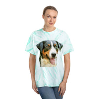 Appenzeller Sennenhund Tie-Dye Tee in Cyclone