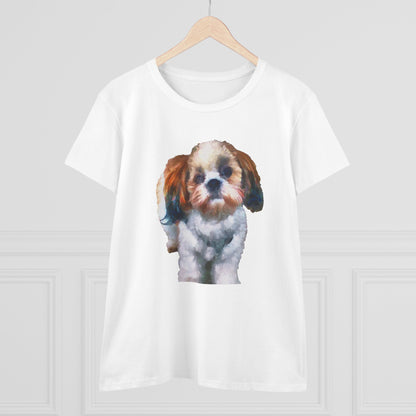 Shih-Tzu Women's Midweight Cotton Tee