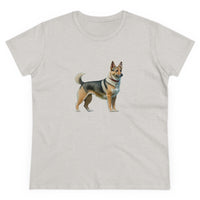 Swedish Vallhund  Women's Midweight Cotton Tee