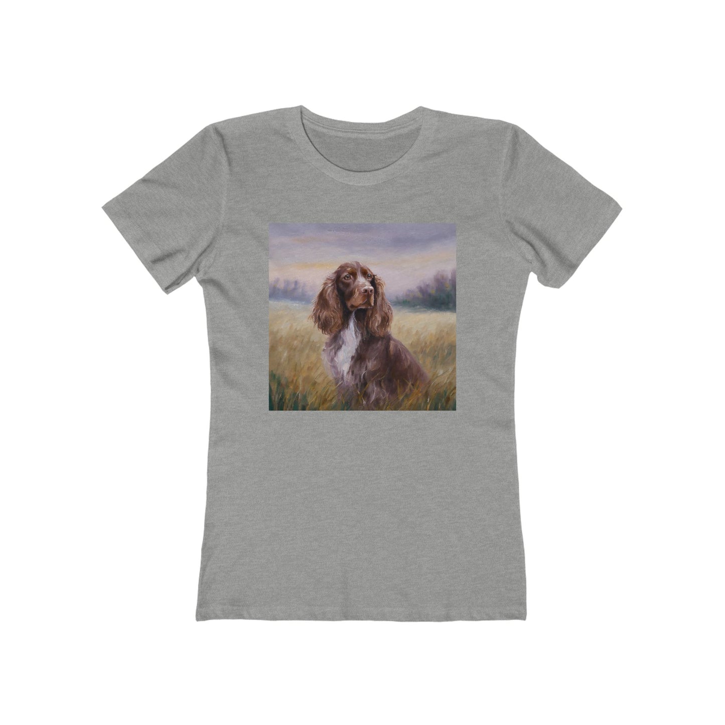 Field Spaniel Women's Slim Fitted Ringspun Cotton Tee