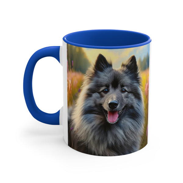 Keeshond 11oz Accent Mug