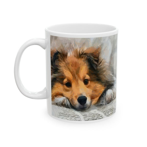 Shetland Sheepdog 'Sheltie' - Ceramic Mug - 2 Sizes