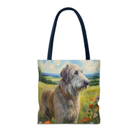 Irish Wolfhound Polyester Tote Bag (AOP)